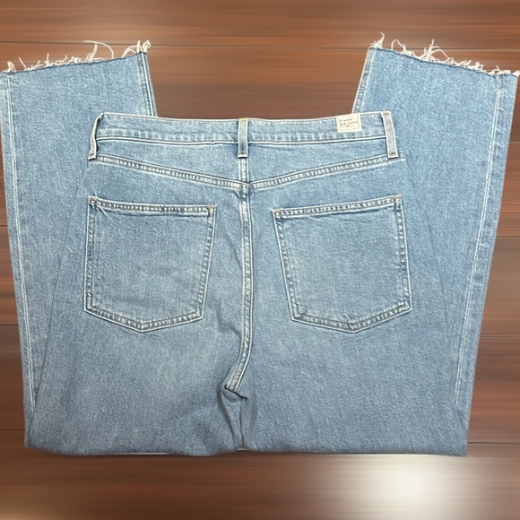 Frank & Eileen Monaghan Mom Jeans in 1990 Wash sz 30 29 raw hem - Picture 6 of 9